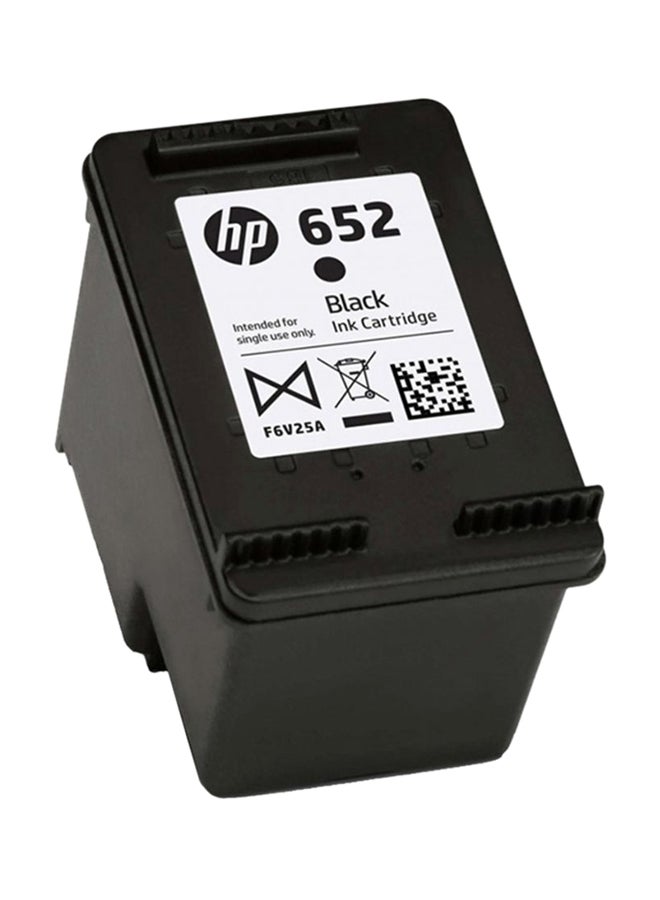 HP خرطوشة حبر أصلية أدفانتج طراز 652 أسود - Image 1