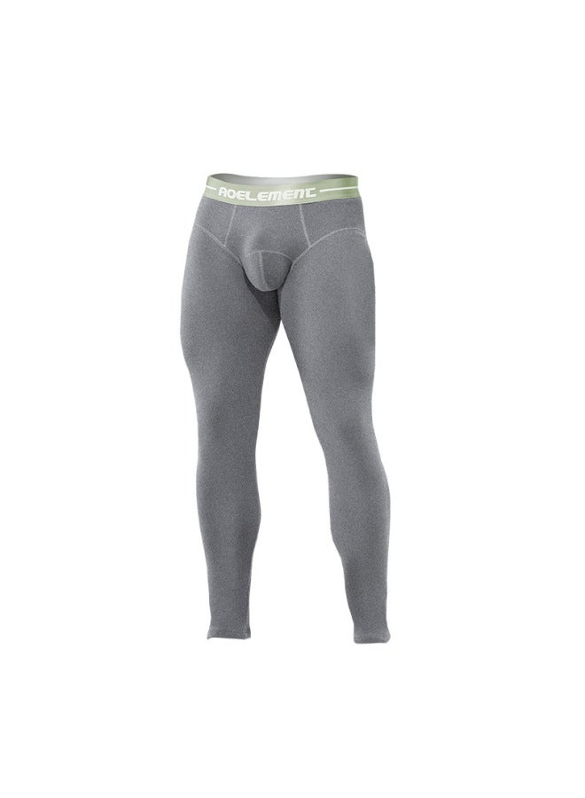 Austrian Element ملابس داخلية شتوية للرجال، سراويل طويلة من قطعة واحدة مبطنة بالفراء السميك، سراويل دافئة، سراويل ضيقة، سراويل ضيقة للجسم، سراويل من القطن - Image 1