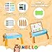 Cokzer Toys for 12 Year Old Boys Toddler Boy Toy with Magnetic Letters and Numbers Learning and Educational Toys for 1 2 Year Old Boys Birthday BlueOrange - Image 4