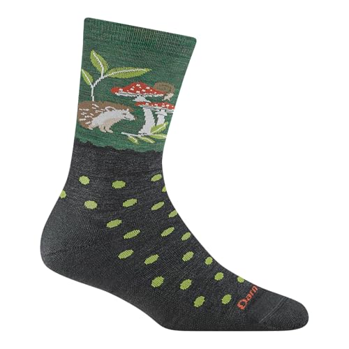 Darn Tough Vermont Darn Tough Womens Wildlife Lightweight Lifestyle Cushioned Crew Sock Style 6105 - Image 1