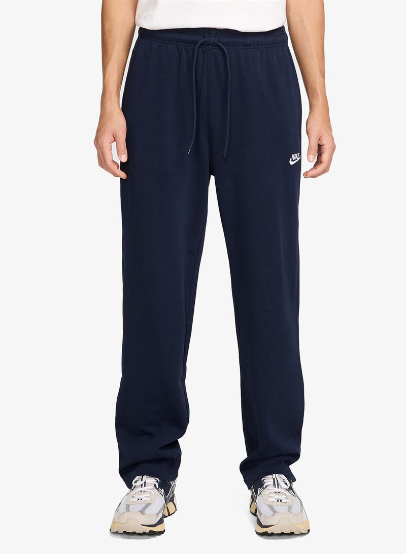 Nike Club Knit Open Hem Sweatpants - Image 1