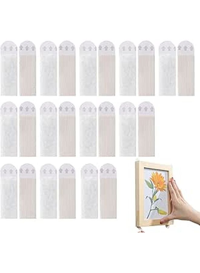 Heavy Duty Removable Picture Hanger Strips 12 Pairs No Damage To Walls - Image 1