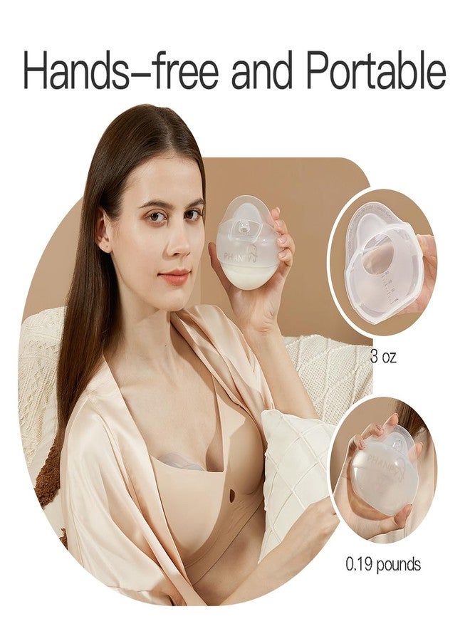 Phanpy Wearable Breast Milk Collector, Manual Breast Pump, Silicone Breast Shells Milk Collector, Wearable Milk Catcher for Breastfeeding, Breast Pads for Leaking Milk(3 oz, 1 pcs) - Image 3