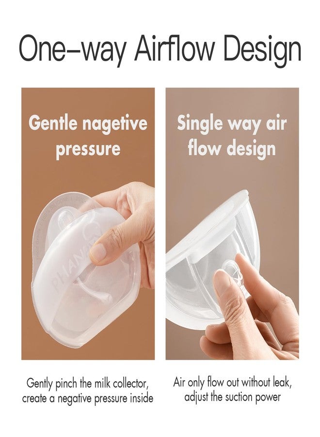 Phanpy Wearable Breast Milk Collector, Manual Breast Pump, Silicone Breast Shells Milk Collector, Wearable Milk Catcher for Breastfeeding, Breast Pads for Leaking Milk(3 oz, 1 pcs) - Image 4