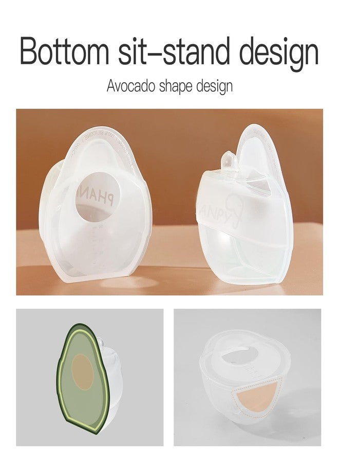 Phanpy Wearable Breast Milk Collector, Manual Breast Pump, Silicone Breast Shells Milk Collector, Wearable Milk Catcher for Breastfeeding, Breast Pads for Leaking Milk(3 oz, 1 pcs) - Image 5