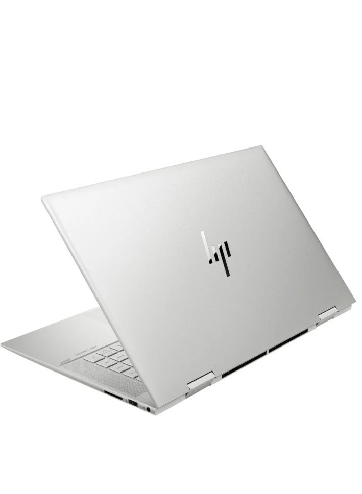 HP Envy X360 2-IN-1 14-es1023dx Laptop - Intel Core 7 150U 10-cores, 16GB, 512GB SSD, Intel Graphics, 14" FHD (1920X1080) Touch,  Backlit Keyboard, Windows 11, l silver English/Arabic silver - Image 1