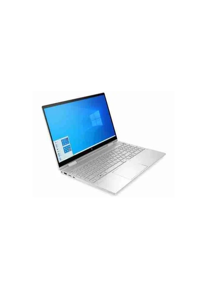 HP Envy X360 2-IN-1 14-es1023dx Laptop - Intel Core 7 150U 10-cores, 16GB, 512GB SSD, Intel Graphics, 14" FHD (1920X1080) Touch,  Backlit Keyboard, Windows 11, l silver English/Arabic silver - Image 2