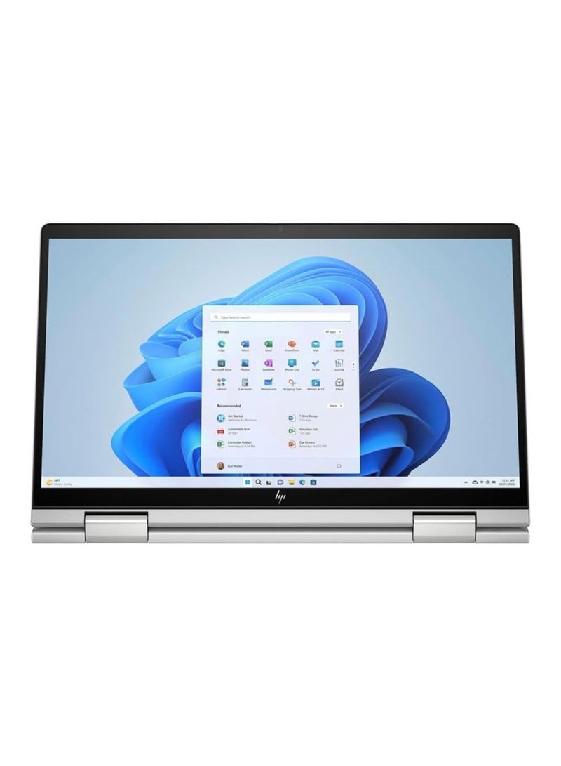 HP Envy X360 2-IN-1 14-es1023dx Laptop - Intel Core 7 150U 10-cores, 16GB, 512GB SSD, Intel Graphics, 14" FHD (1920X1080) Touch,  Backlit Keyboard, Windows 11, l silver English/Arabic silver - Image 5