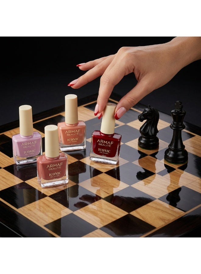 Armaf Beaute Iconic Nail Enamel 022 Pretty, 9ml | High Shine Nail Polish | Chip-Resistant Formula | Smooth Gloss Finish | Long-Lasting & Easy Application - Image 4