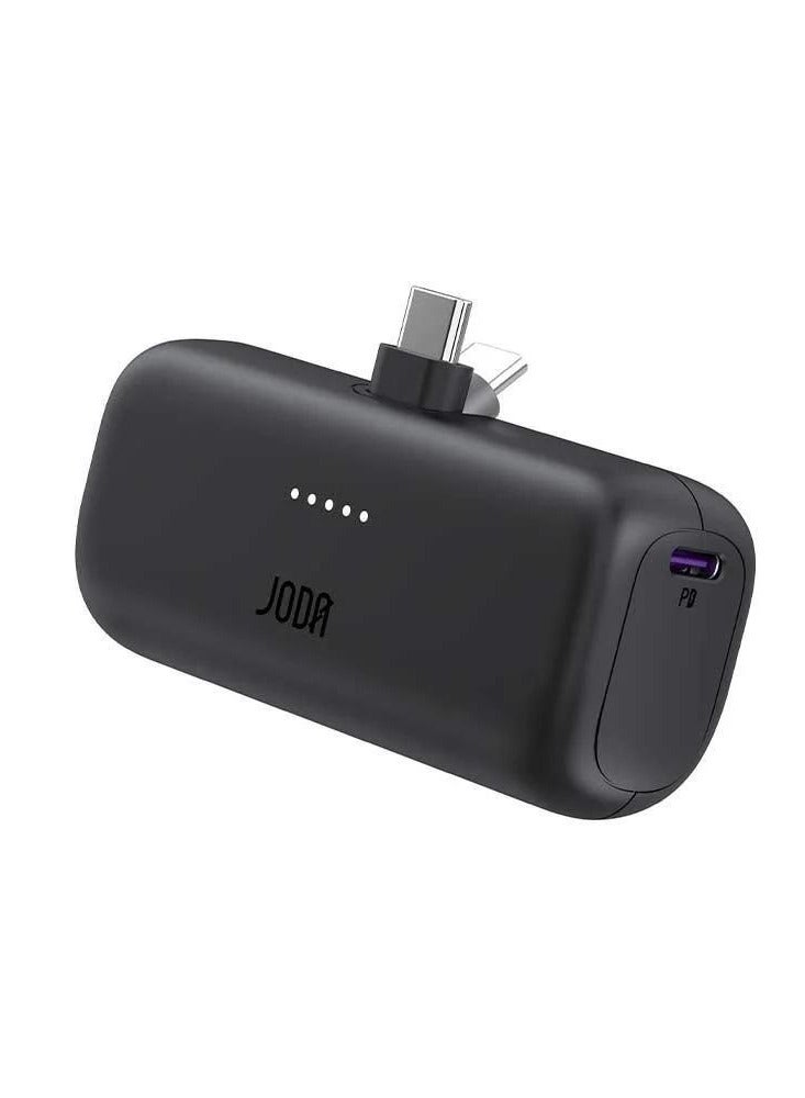 جودا باور بانك PICO5 بسعة 5000 مللي أمبير- جودة وراحة - شحن سريع بمنفذ USB-C قابل للطي وبطارية من LG - Image 4