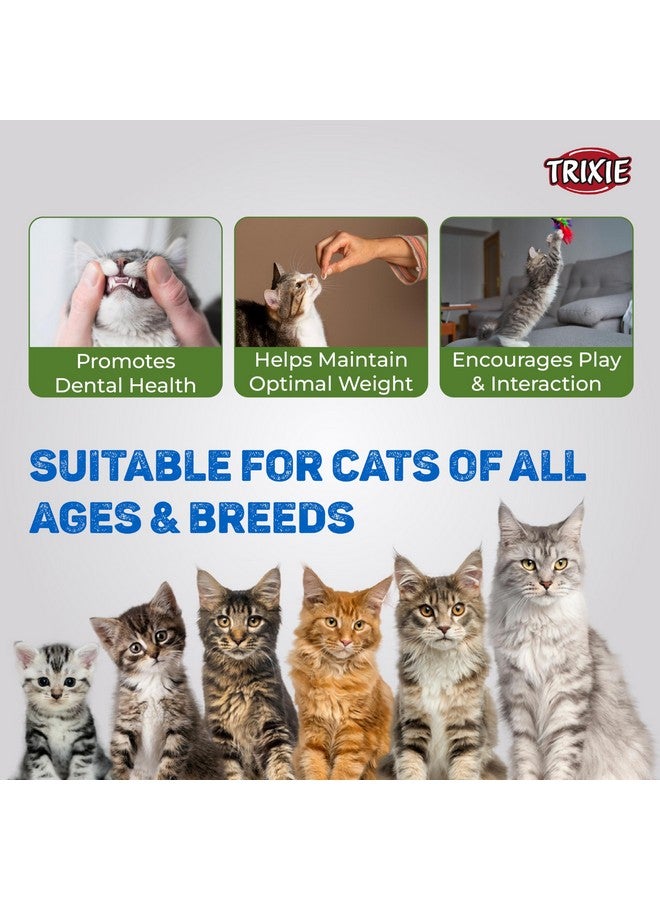 تريكسي مجموعة مكافآت القطط من قطع فيليه البط من بريميو وقطع السمك الصغيرة من بريميو ترينر، مكافآت غنية بالعناصر الغذائية للقطط، مناسبة لجميع السلالات - (عبوة من قطعتين) - Image 5