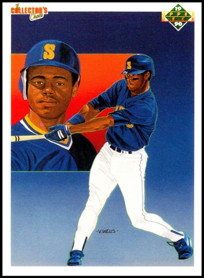 Upper Deck 1990 Upper Deck #24 Ken Griffey Jr. NM-MT Seattle Mariners Officially Licensed MLB Baseball Trading Card - Image 1