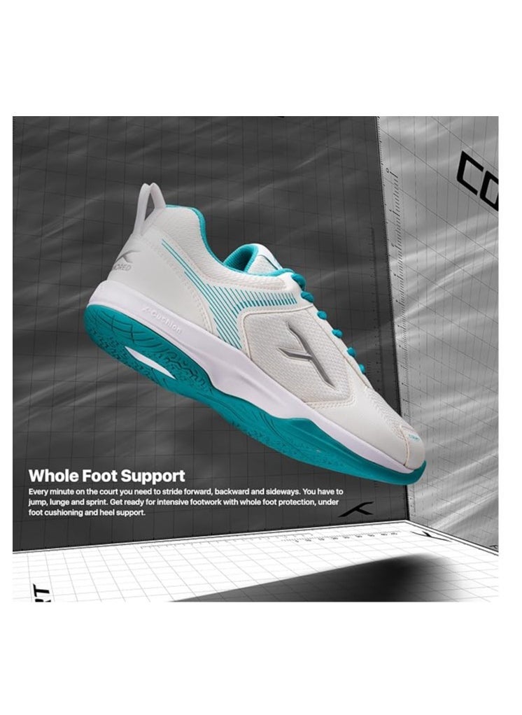 HUNDRED Court Star Non-Marking Professional Badminton Shoes for Mens | X-Cushion Protection | Suitable for Indoor Tennis/Squash/Table Tennis/Basketball & Padel  - Image 2