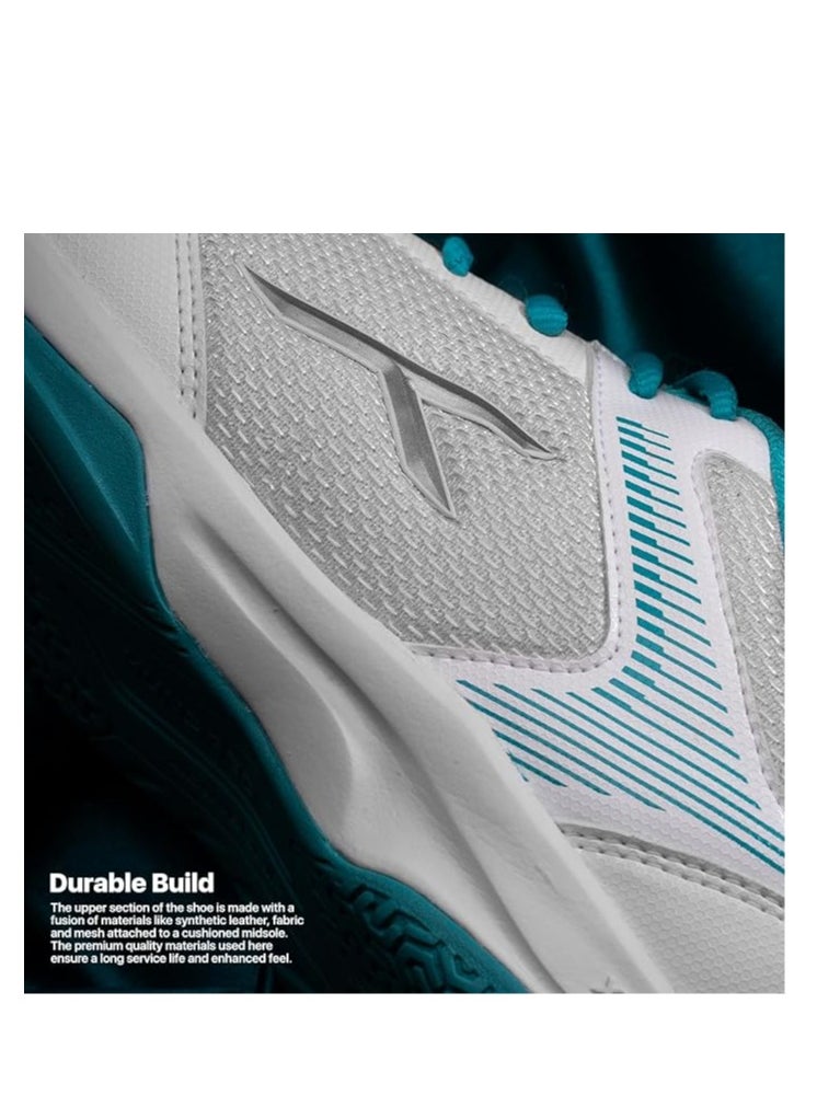 HUNDRED Court Star Non-Marking Professional Badminton Shoes for Mens | X-Cushion Protection | Suitable for Indoor Tennis/Squash/Table Tennis/Basketball & Padel  - Image 4