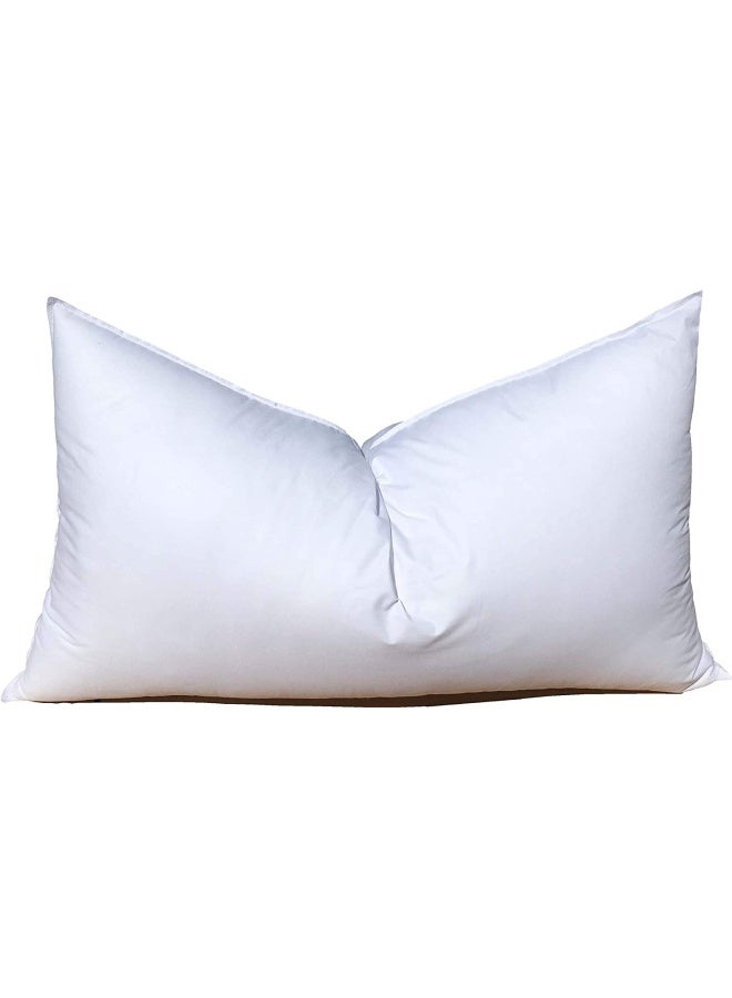 Pillowflex Premium Polyester Throw Pillow Insert  20x30  Ultra Soft Large Rectangle Throw Pillow Couch Sham Lumbar Back Sofa  Machine Washable  Decorative Accent Form  1 Soft Pillow - Image 2