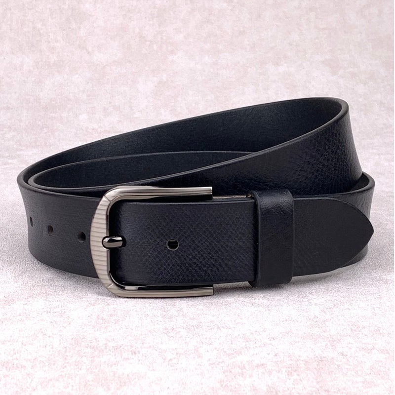 Classic Milano Genuine Leather Belt for Men - Semi-Casual & Party Wear Belt for Jeans, Casual Outfits, and Gifts - Image 1