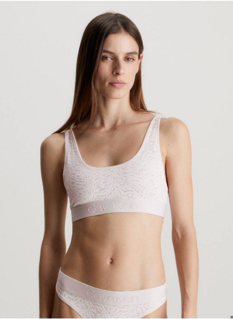 CALVIN KLEIN - Women's Lace Bralette - Intrinsic - Polyamide, White - Image 1