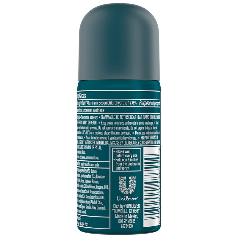 Degree Menâ€™s Travel Deodorant Antiperspirant 3-Pack â€“ 72H Advanced Protection Dry Spray, Cool Rush Scent, 1 Oz Ea - Image 2