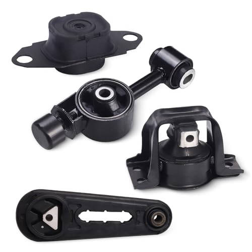 ENA Engine Motor Mount Compatible with 2007-2012 Nissan Versa 1.8L 2009-2014 Cube 1.8L Transmission Replace A4312 A4318 A4320 A4323 Set of 4 - Image 1