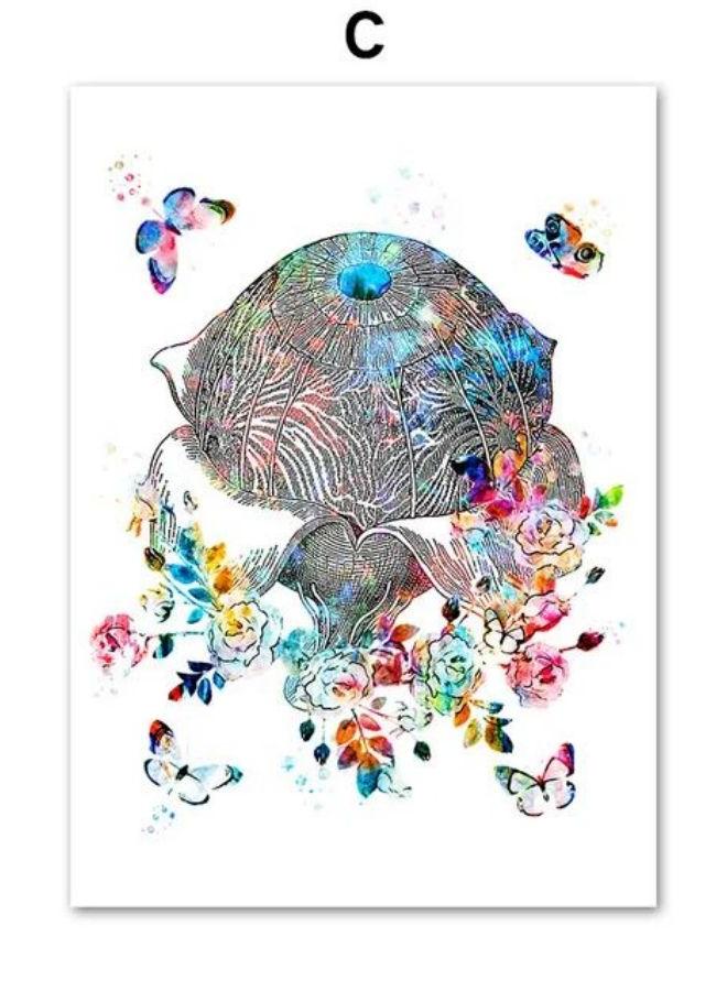 Abstract Watercolor Eye Anatomy Education Nordic Posters And Prints Wall Art Canvas Painting Medicine Pictures Doctor Room Decor - Image 1