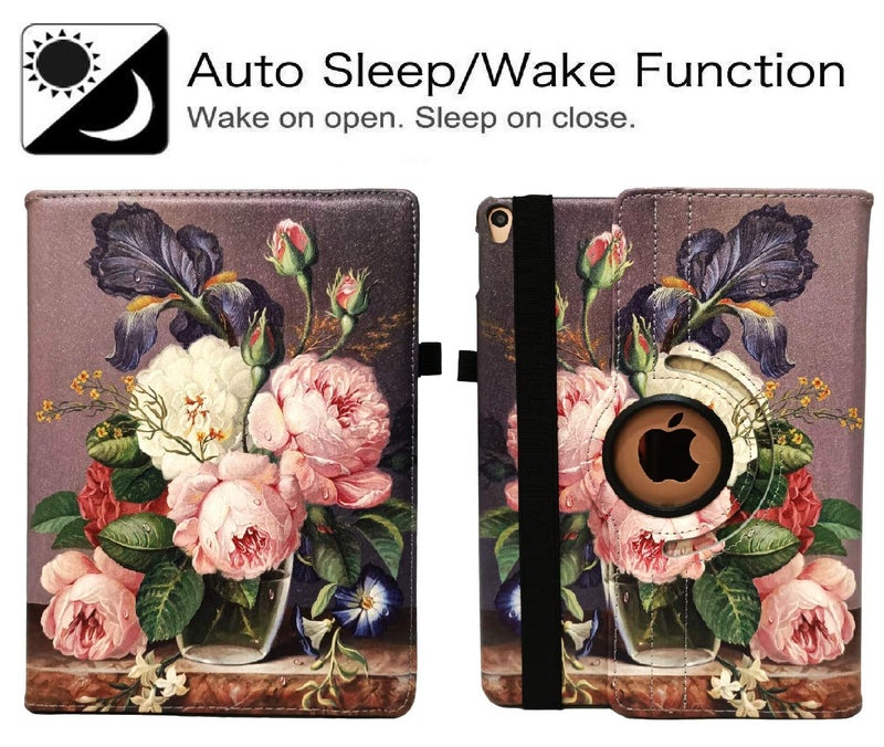 Newraturner Case for iPad Air (3rd Gen) 10.5" 2019 / iPad Pro 10.5" 2017 Case,360 Degree Rotating Stand Protective Cover, Auto Sleep/Wake - Image 3