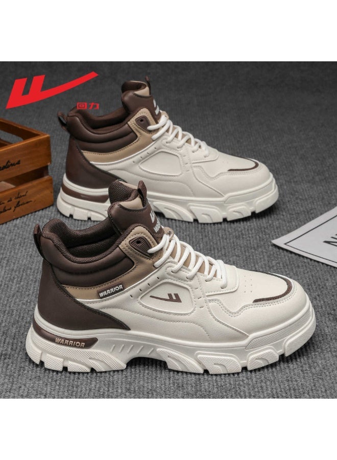 Warrior Retro Chunky Sneakers – Faux Leather Panel Upper, Cushioned Platform Sole & Versatile Casual Style