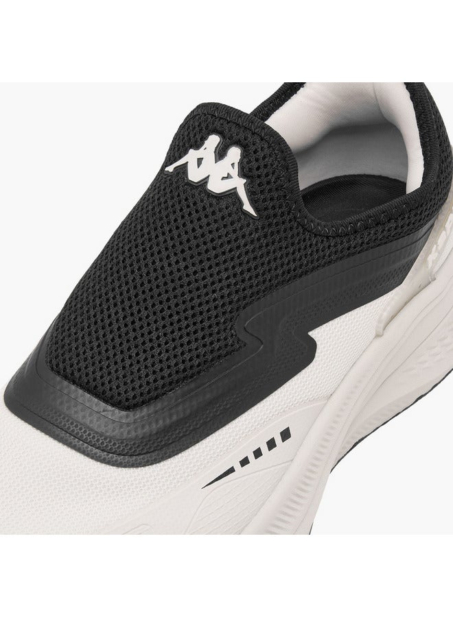 Kappa Men's Logo Print Slip-On Sports Shoes with Pull Tab - Image 4