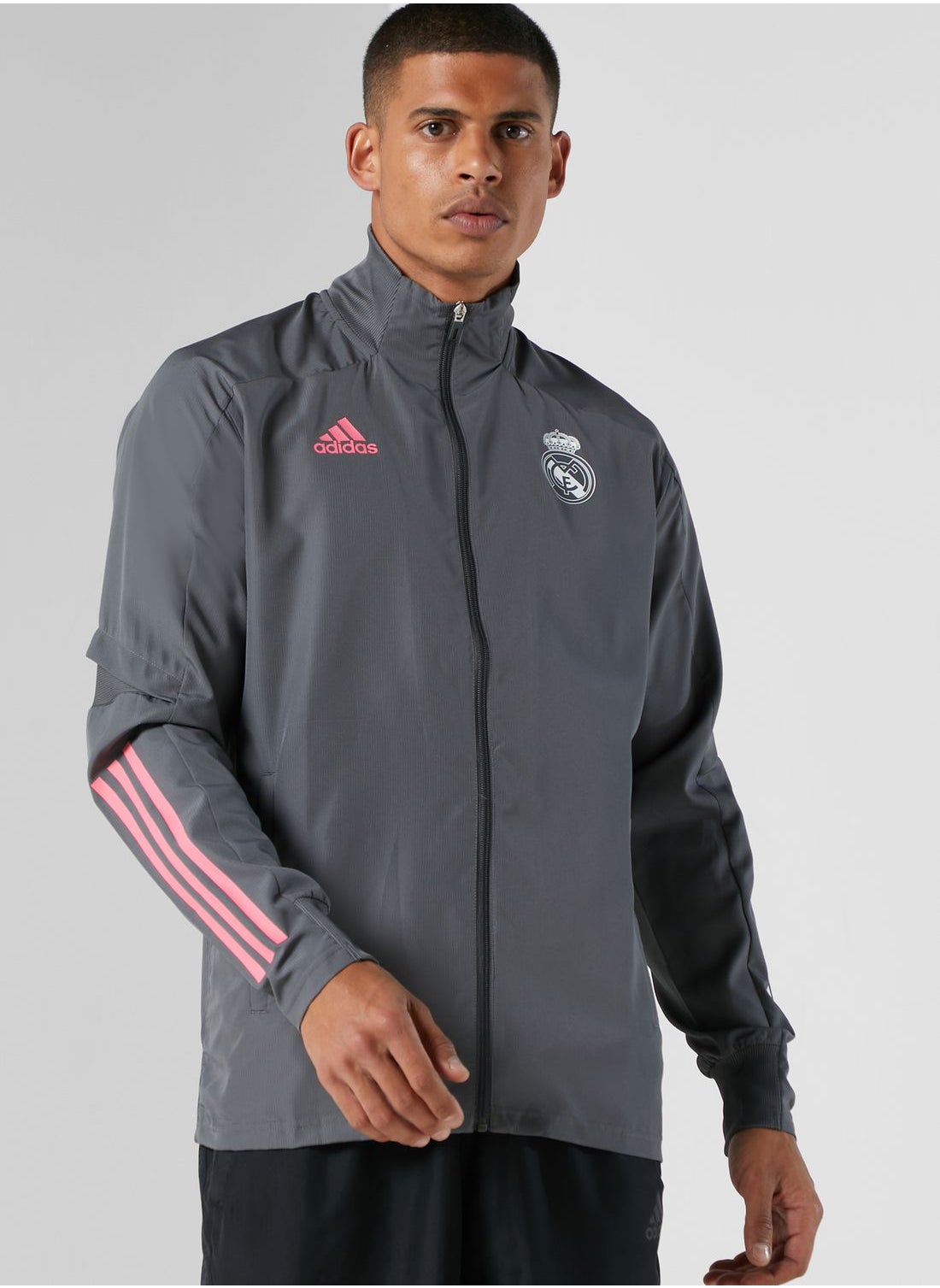 2008-09 Real Madrid adidas Hooded Track Jacket - 5/10 - (M/L)