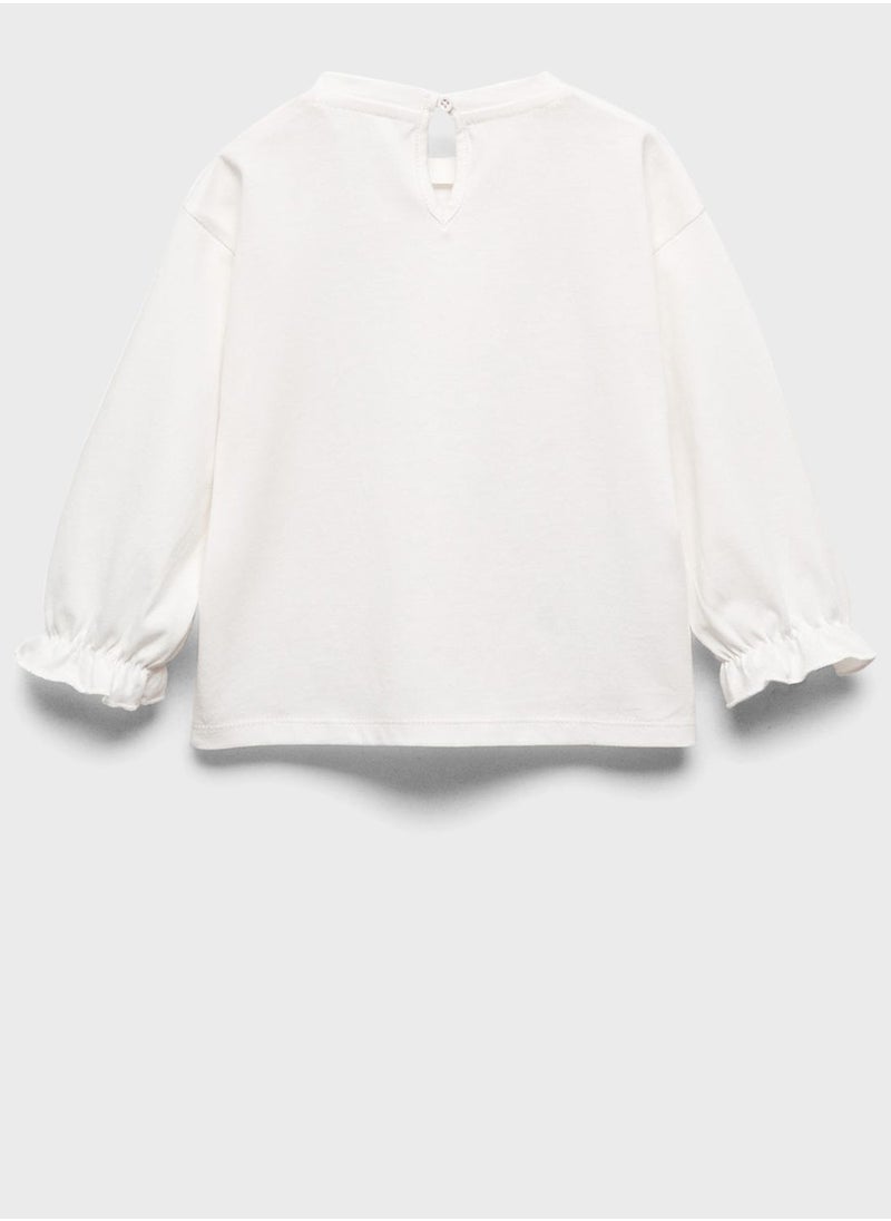 MANGO - Infant Butterfly T-Shirt - Image 1