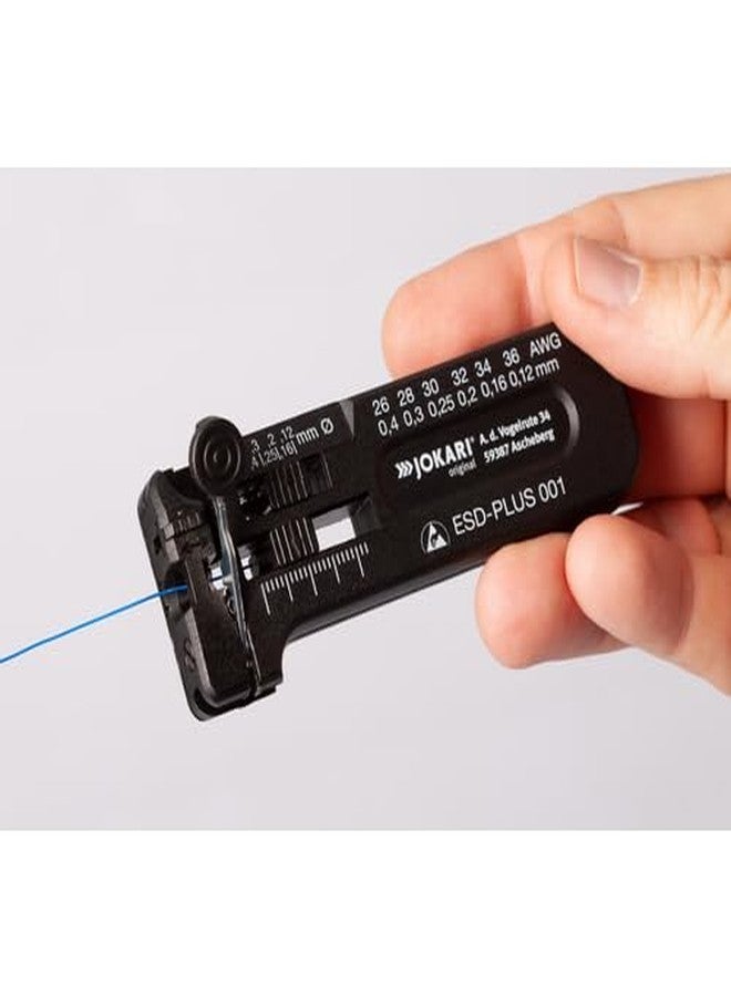 جوكاري أداة تجريد كابلات ESD صغيرة الدقة من جوكاري 40028، مقاس 30-20 AWG - متعددة الألوان - Image 5