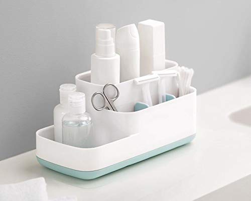 PAVITYAKSH JESOPB BATHROOM CADDY JESOPB Bathroom Caddy 5 Comportment kitchen or Bathroom Storage Organizer, Toothbrush Holders Home Office and Toiletry Storage Sink Caddy. - Image 2