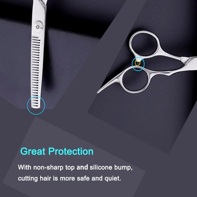 Avenoir Hair Thinning Shears, Hair Cutting Scissors (6.7 Inches) with Fine Adjustable Tension Screw and 1 Piece Wipe Cloth - Image 4