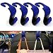 OSIFIT 4PCS Car Seat Hooks Bling Car Rhinestone Headrest Hooks Universal Bling Car Interior Accessories for Handbag Clothes Purse Water Bottle Blue - Image 2