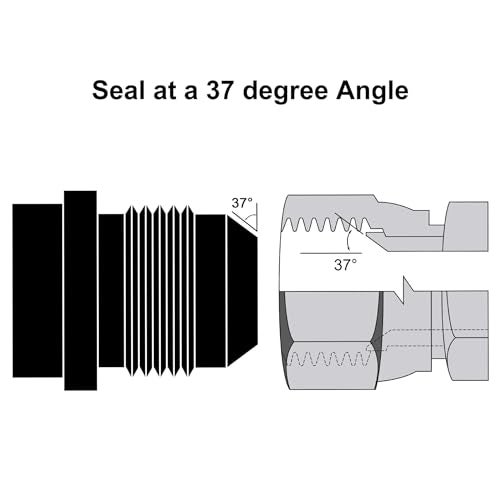 EVIL ENERGY 10AN Male Weld on Bung Fitting Aluminum 4PCS - Image 4