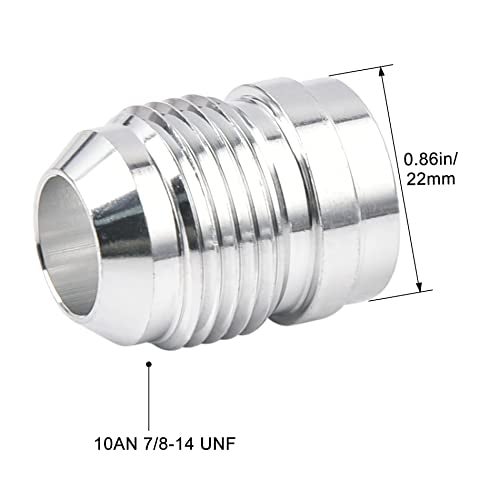EVIL ENERGY 10AN Male Weld on Bung Fitting Aluminum 4PCS - Image 2