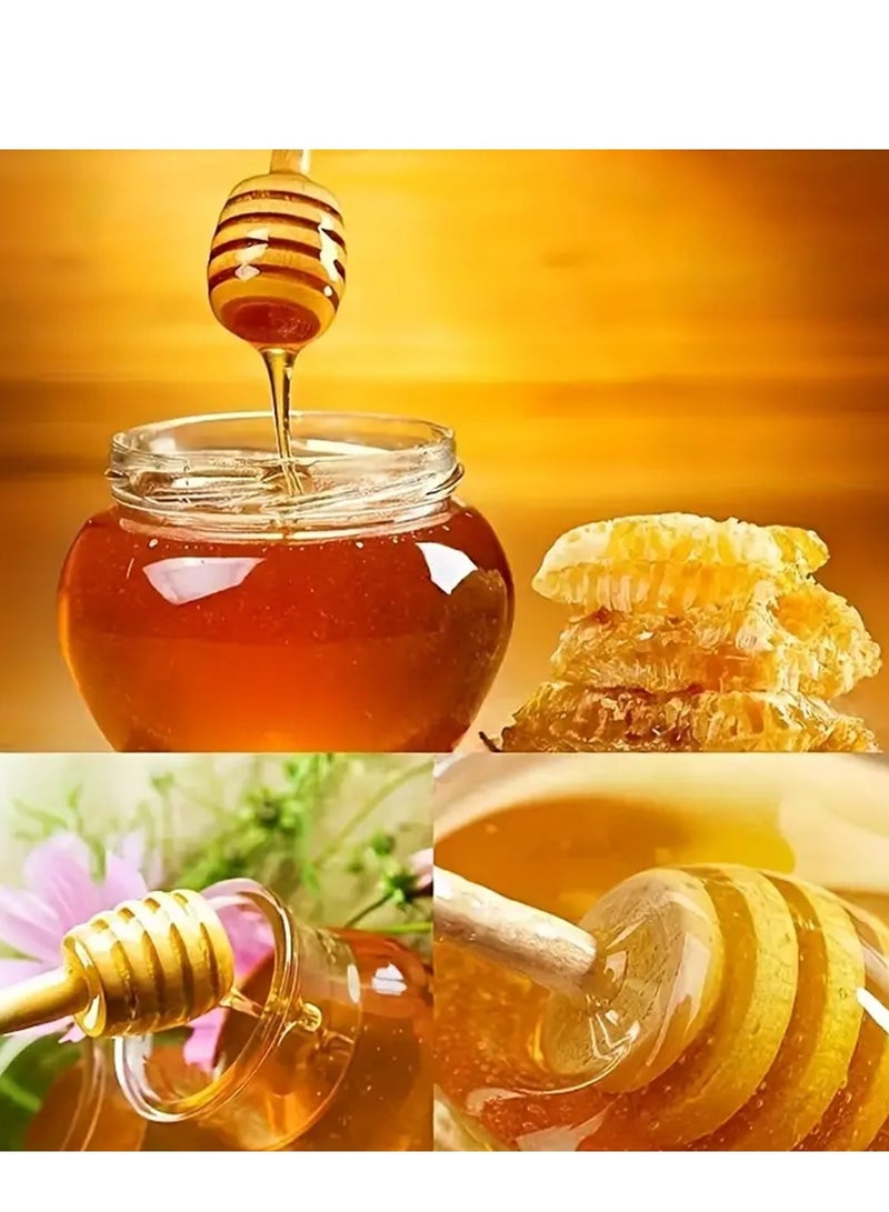 لافيش ملعقة عسل | ١٠ سم | عبوة من ٣ قطع | أعواد غمس العسل | رش | تقليب | توزيع العسل | مربى | شراب | صديق للبيئة | زينة للمطبخ والحفلات - Image 3