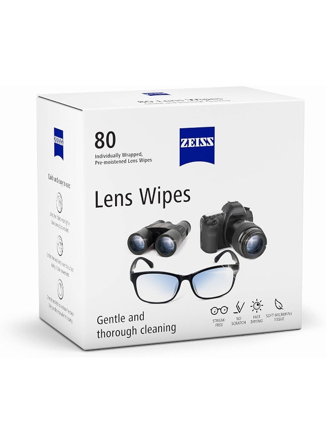 Zeiss Pre Moistened Lens Cleaning Wipes 80 Count  - Image 3