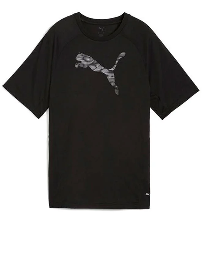 PUMA puma black Evostripe Relaxed T-Shirt for Women | Best Price UAE