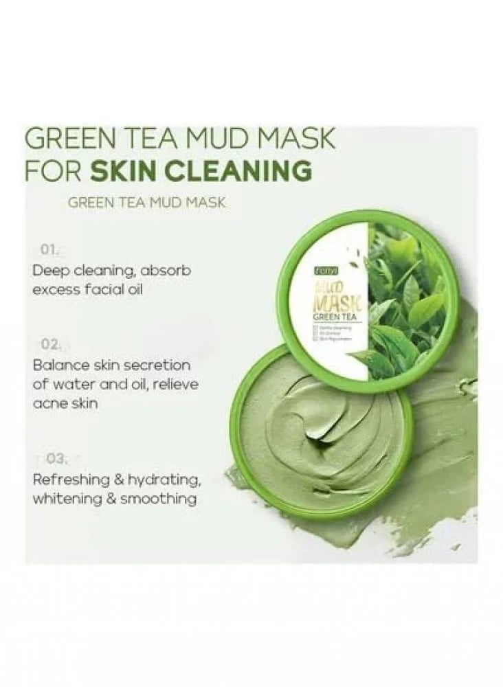 Green Tea Clay Mask for Brightening and Deep Cleansing 100g - pzsku/Z94C726FE288C699AF388Z/45/_/1720703597/37f8b0c2-ea8e-4a4d-b277-8bafacfdc7fa