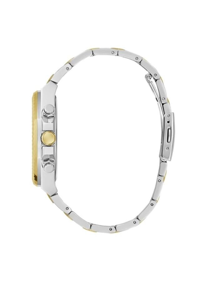 GUESS EQUITY Recycled Steel 44 mm Analog Watch - Image 2