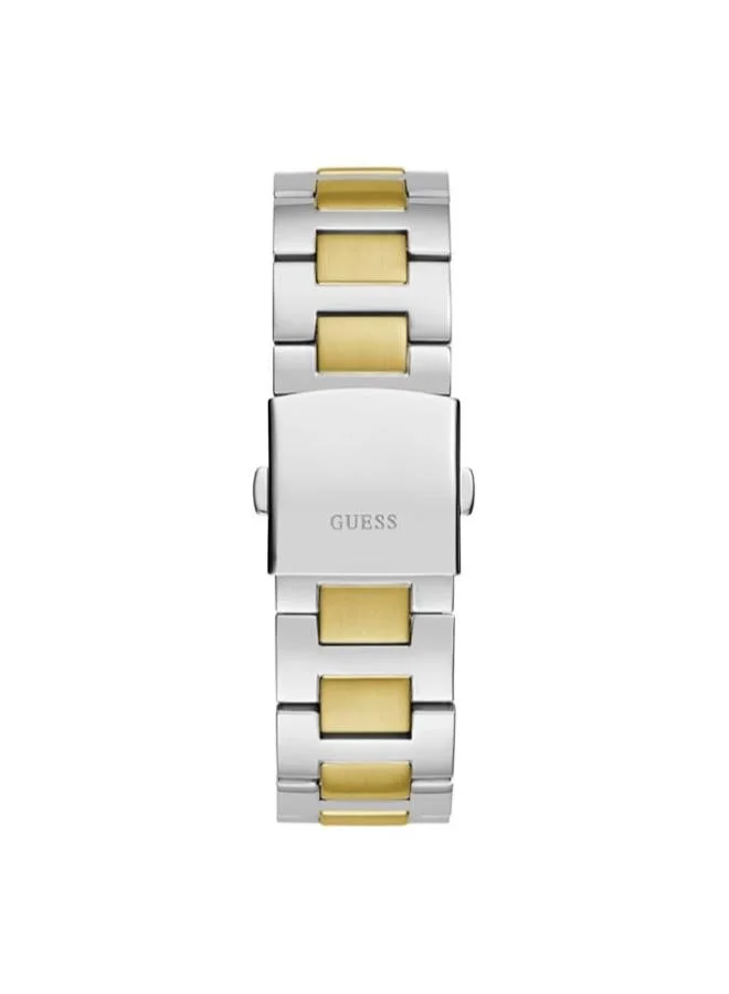 GUESS EQUITY Recycled Steel 44 mm Analog Watch