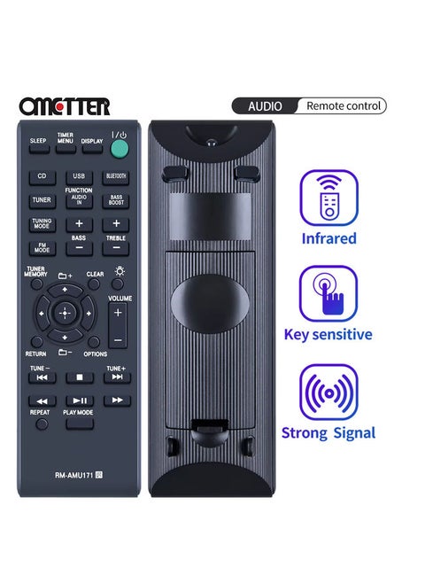 RM-AMU171 Fit for Sony Remote Control Hi-Fi Stereo Audio System CMT-BT60 CMT-SBT100 CMT-BT60B CMT-BT80W HCD-SBT100B CMT-BT80WB C