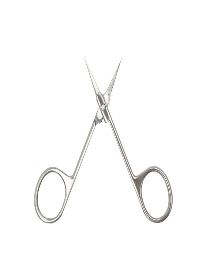 YTBYT Cuticle Scissors Extra Fine Curved Blade Beauty Scissors for Eyebrow, Eyelash, Manicure, Pedicure and Dry Skin (Curved Tip) - Image 4