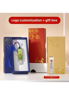 Generic U Disk Lettering Creative National Style Creative Gift Metal 64g High-speed Type-c Mobile Phone Computer Dual-purpose USB Disk-Color:Type-c Usb Flash Drive For Mobile Phones And Computers 【snake Yea  - Image 3