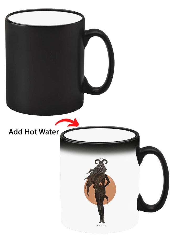 Theodor Colour Changing Heat Sensitive Magic Mug - Add Hot Tea or Coffee Aries For Home Office Gift Kids Men Women  - Image 1