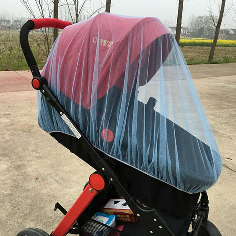 Kolar Washable Mosquito Net for Infants – Polyester Net for Stroller, Carrier, Pram, Car Seat & Cradle | Anti-Mosquito Protection | Blue Color - Image 1