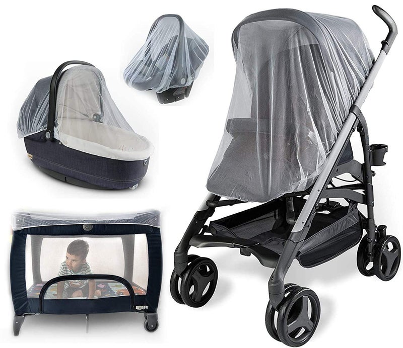 Kolar Washable Mosquito Net for Infants – Polyester Net for Stroller, Carrier, Pram, Car Seat & Cradle | Anti-Mosquito Protection | Blue Color - Image 3