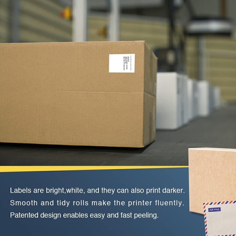 BETCKEY - Compatible with Brother DK-2210 (1-1/7" x 100', Removable) Continuous Length Paper Labels, Compatible for Brother Desktop Label Printers [1 Roll Continuous Labels, Removable] - Image 5