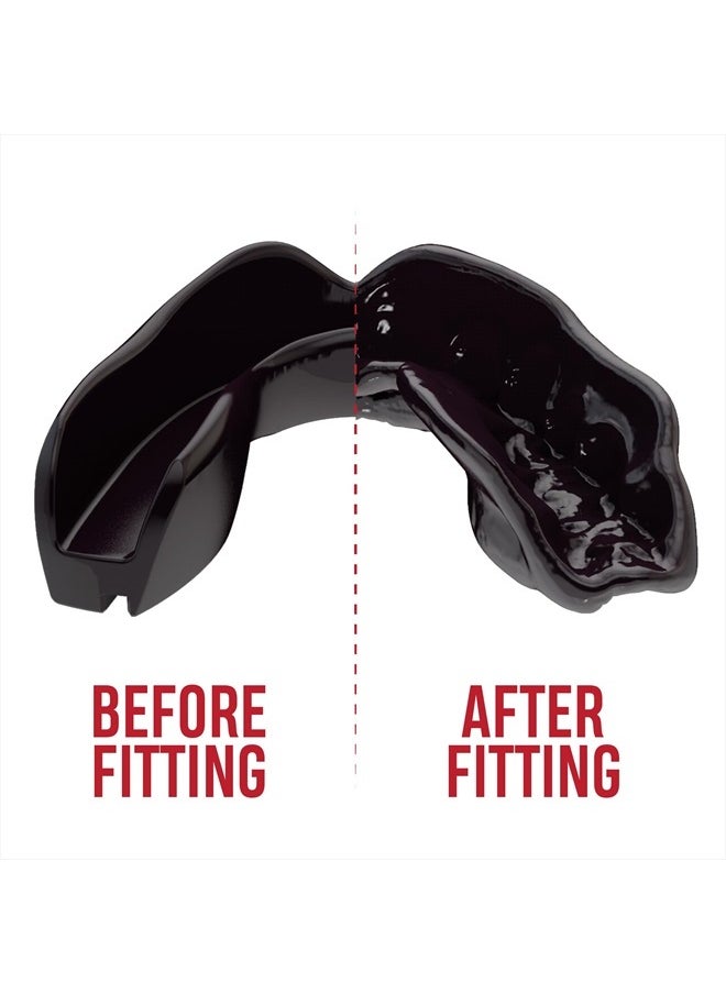 SAFEJAWZ Mouthguard Slim Fit, Adults and Junior Mouth Guard with Case for Boxing, Basketball, Lacrosse, Football, MMA, Martial Arts, Hockey and All Contact Sports (Black, Adult)  - Image 4