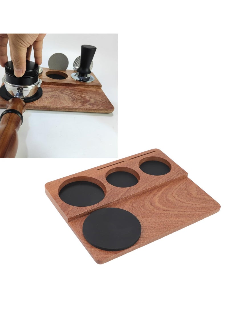 Espresso Organizer Station, fit for Storage 51mm-58mm Tamper, Distributor, Portafilter & Puck Screen Accessories, Coffee Tamper Station with Anti - Slip Pats for Coffee Making  - Image 5